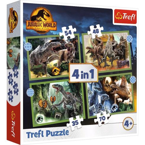 Universal Jurassic World - 4in1 Puzzle