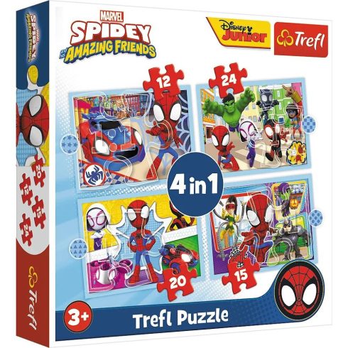 Spidey puzzle 4in1