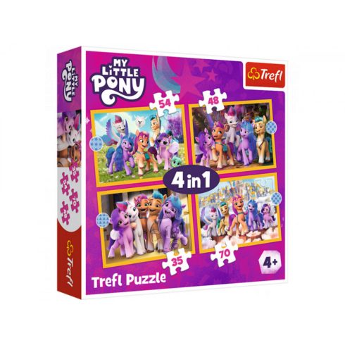Hasbro My Little Pony -  4in1 puzzle - Trefl