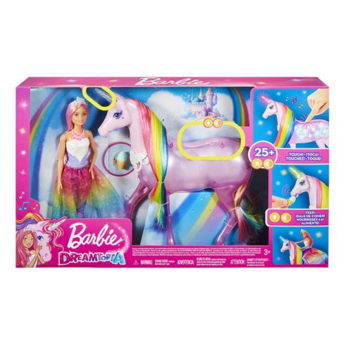 Játék babák - Barbie Dreamtopia Csillámfény unikornis babával Mattel