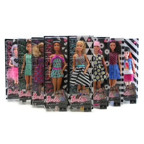 Barbie Fashionista barátnők stílusos divatbabák