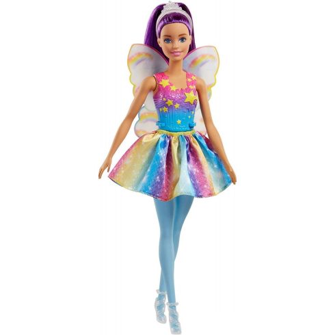 Barbie Dreamtopia hercegnő tündér ruhában lila hajjal - Mattel