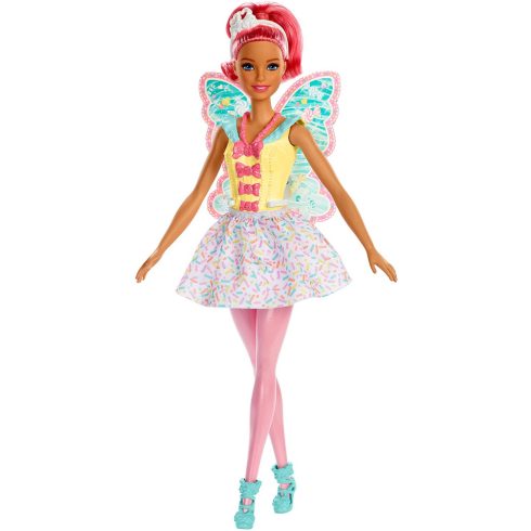 Barbie Dreamtopia hercegnő szárnyakkal rózsaszín hajjal - Mattel