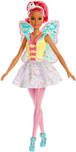 Barbie Dreamtopia hercegnő szárnyakkal rózsaszín hajjal - Mattel