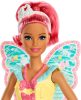 Barbie Dreamtopia hercegnő szárnyakkal rózsaszín hajjal - Mattel