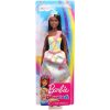 Barbie Dreamtopia hercegnő színes ruhában tiarrával - Mattel