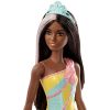 Barbie Dreamtopia hercegnő színes ruhában tiarrával - Mattel