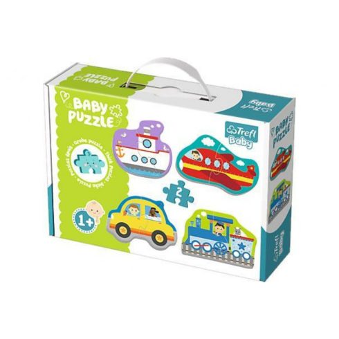 Baby puzzle szállító járművekkel Trefl