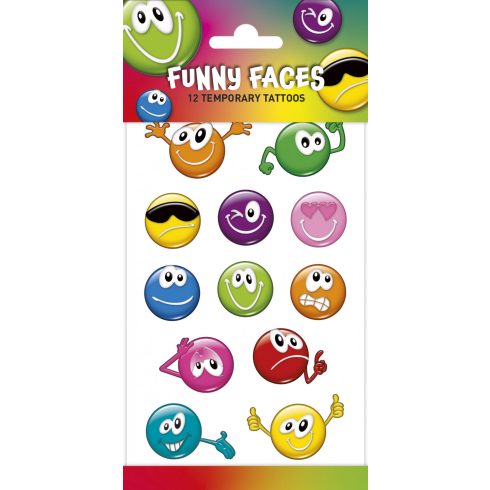 Vicces arcok Gyerek tetkó  - Funny Product