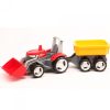 Járművek - Műanyag játékautók - Multigo Traktor utaánfutóval és platóval ECO