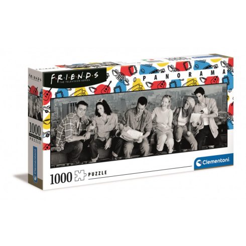 Puzzle 1000 PANORAMA FRIENDS - Clementoni