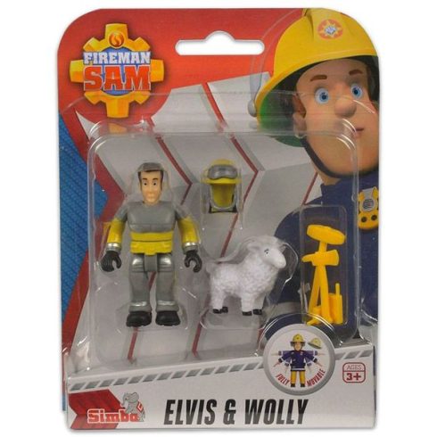 Sam a tűzoltó játékok - Elvis és Wolly állatmentő szett