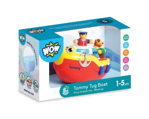 Tommy a vontató hajó Wow Toys