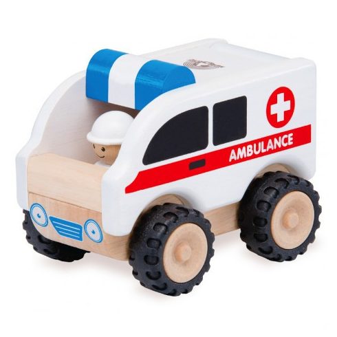 Fa járművek - Játék mentőautó (W)