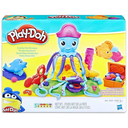 Gyurmák - Play-Doh gyurmakészlet: Cranky, a polip