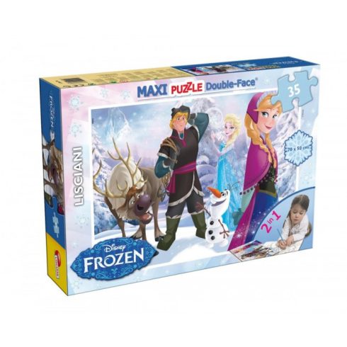 Jégvarázsos játékok - Frozen Maxi puzzle