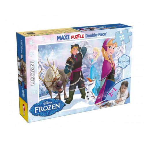 Jégvarázsos játékok - Frozen Maxi puzzle