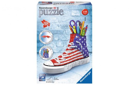 3D-s puzzle - 3D Puzzle US Tornacipő