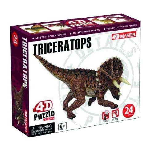 Junior puzzle - 4D Puzzle Triceratops dinoszaurusz