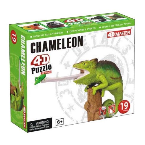Junior puzzle - 4D Puzzle Kaméleon