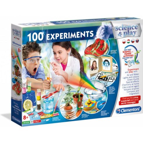 Gyerek laboratórium - 100 tudományos kísérlet Clementoni