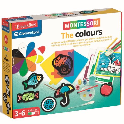 Montessori fedezd fel a színeket! játék - Clementoni