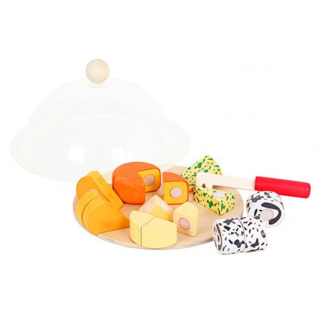 Játék élelmiszerek - Szeletelhető sajttál