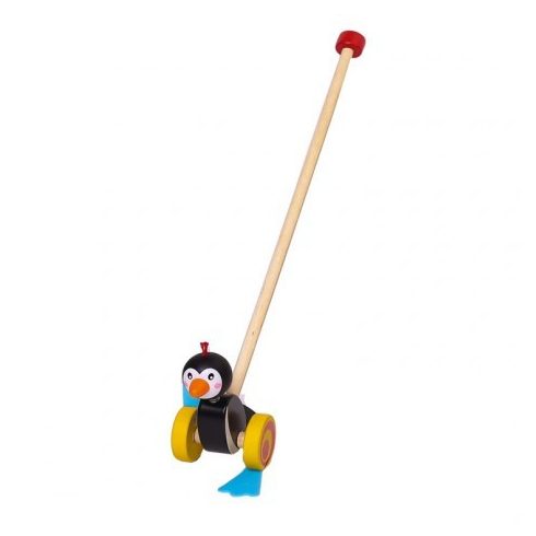 Baba játék tologatós fa pingvin