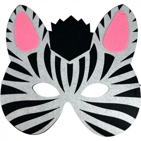 Zebra álarc 