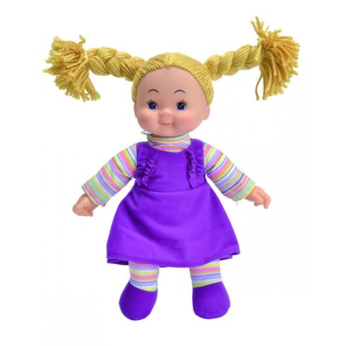 Játékbabák - Rongybaba lila Cheeky Dolly - Simba