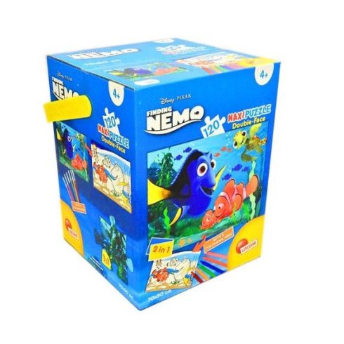 Gyerek Puzzle - Kirakósok - Nemo nyomában maxi puzzle 120 darabos filctollal