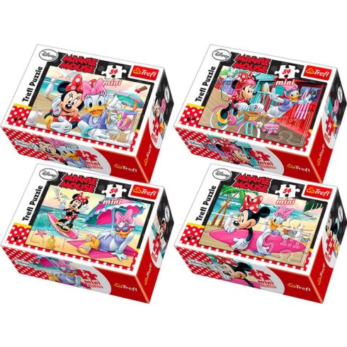 Minnie és Daisy vakációja 54 db-os mini puzzle Trefl