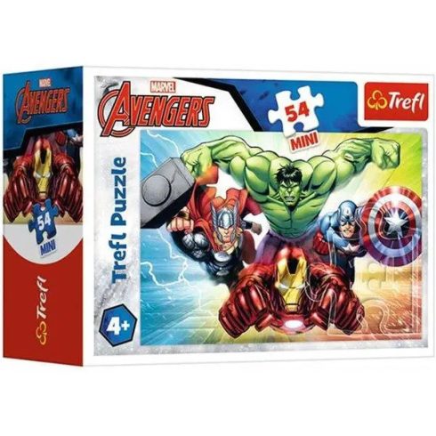 Avangers Hulk Amerika kapitány Thor Vasember mini puzzle Trefl