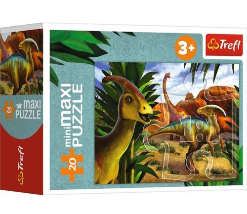 Dinoszauruszok 20 db miniMaxi Puzzle Trefl - Parasaurolophus