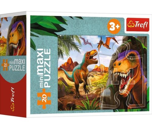 Dinoszauruszok 20 db miniMaxi Puzzle Trefl - T-Rex