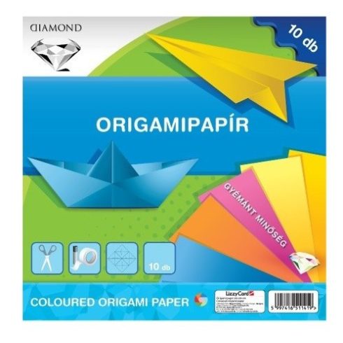 Barkács kartonok, Rajzlapok, Színes papírok, papírblokkok - Origamipapír 20x20 cm