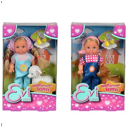 Játékbabák - Műanyag babák - Evi Love animal farm