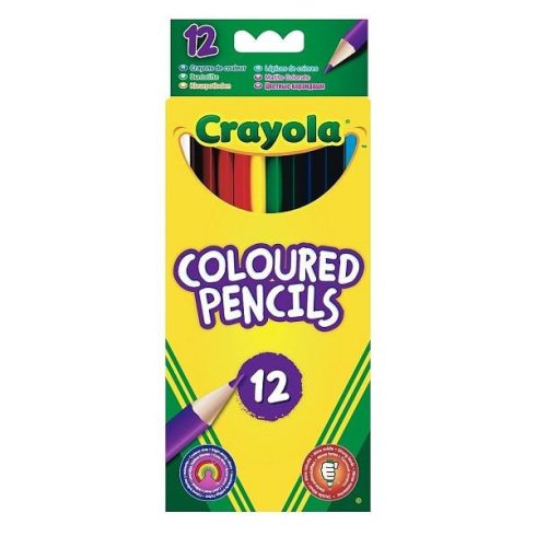 Írószerek - Iskolaszerek - Íróeszközök - Crayola színes ceruza, 12 db-os