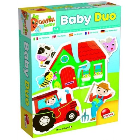 Baby kirakók - Puzzle - Baby Duo puzzle a farm Carotina