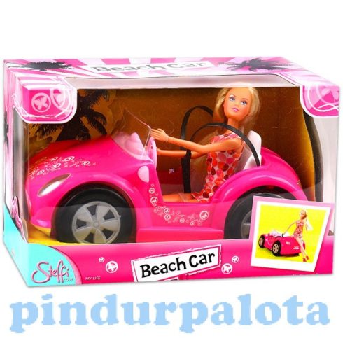 Műanyag babák - Steffi Love tengerparty autóval