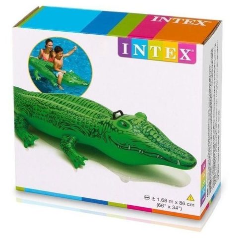 Krokodil úszómatrac 168cm Intex
