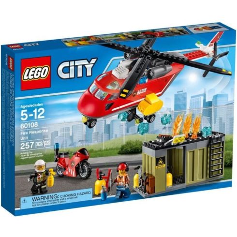 Építőjátékok - Építőkockák - 60108 LEGO City Sürgősségi tűzoltó egység