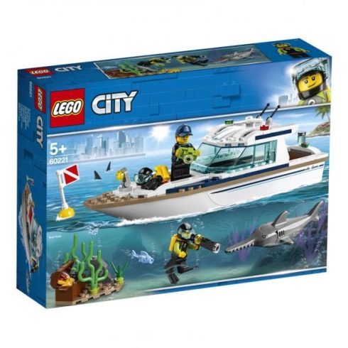 LEGO City - 60221 Lego Búvár yacht hajó