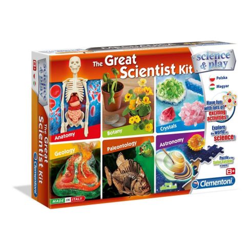 Oktató fejlesztő játékok - Science & Play Óriás tudományos készlet Clementoni