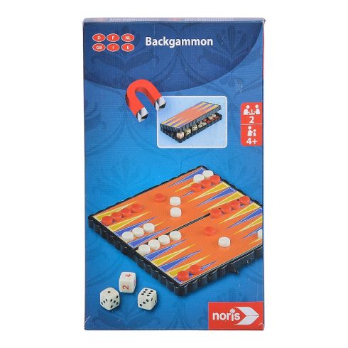 Noris mágneses úti társasjáték - Backgammon