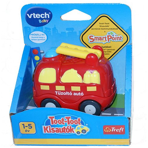Fejlesztő játékok babáknak - Toot-Toot tűzoltó autó Magyarul beszélő baba játék V-TECH