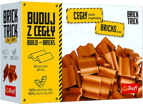 Brick Trick bővítő téglából építünk - 40 db cserép Trefl