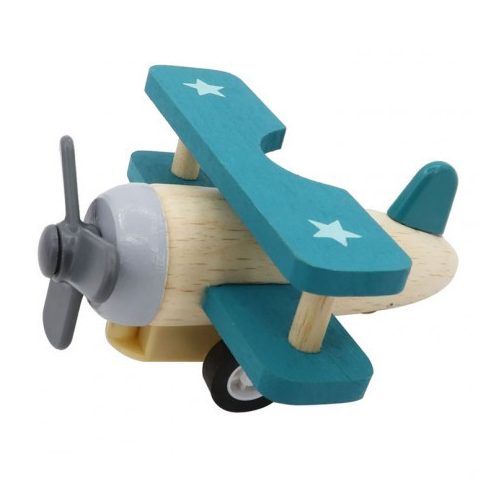 Lendkerekes mini repülő kék színben