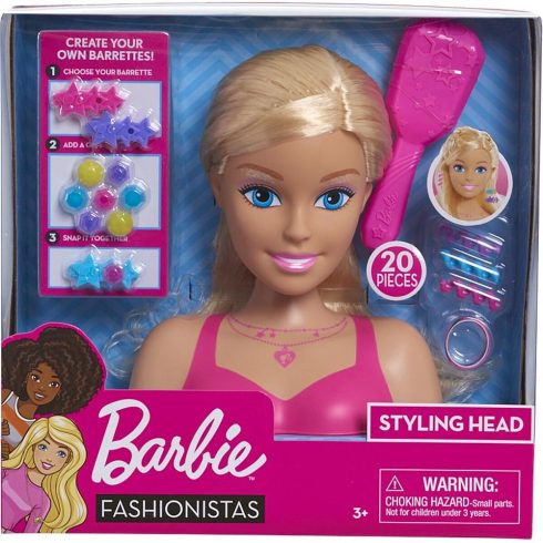 Fodrászos játékok - Barbie fej fodrászos játékokhoz