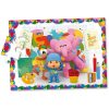 Baby kirakók - Puzzle - Pocoyo földön kirakható puzzle, festenek a barátok mintával